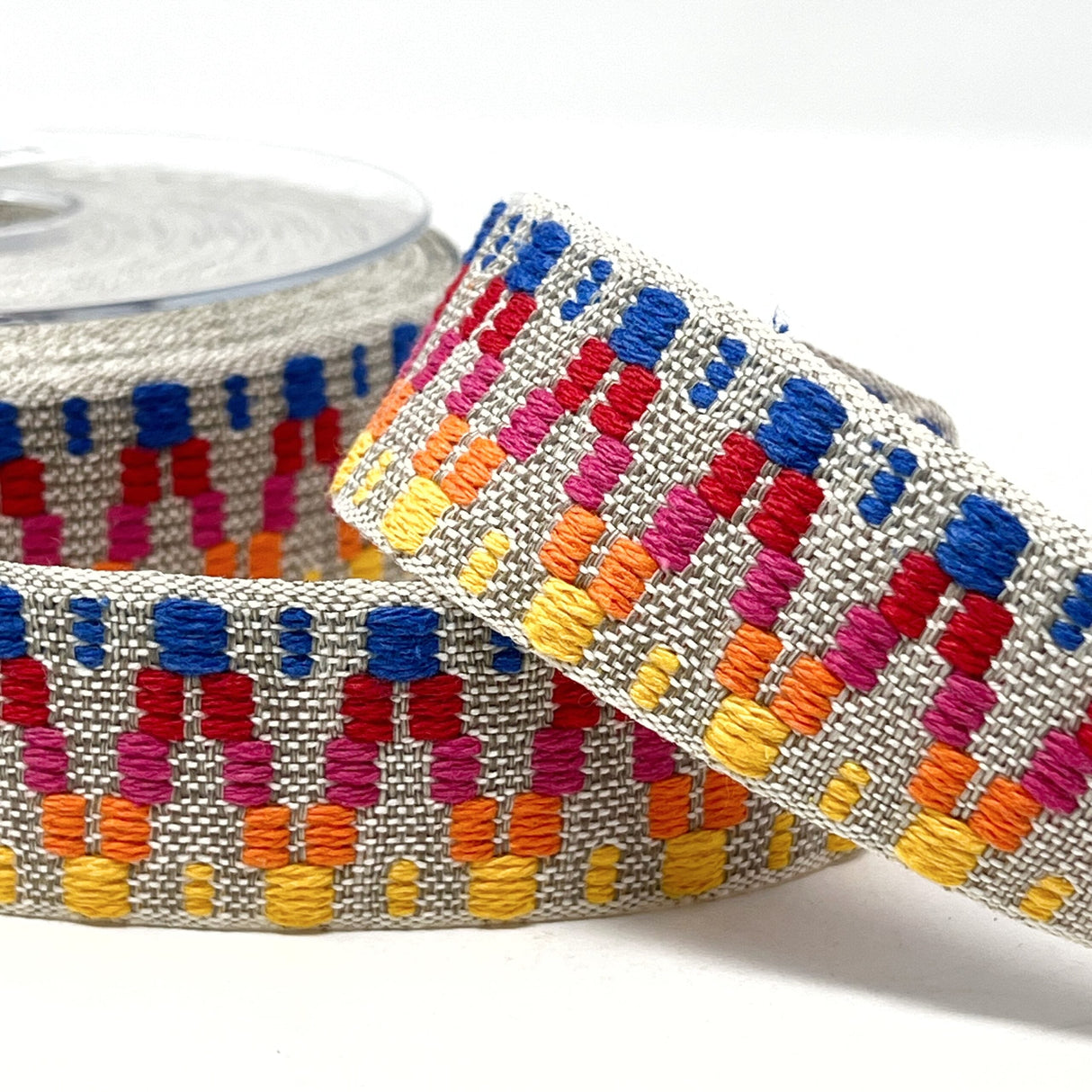 Per Metre Print Webbing: For Bag Straps- (Natural/Gold/Orange/Pink/Red/Royal) 38mm / 40mm