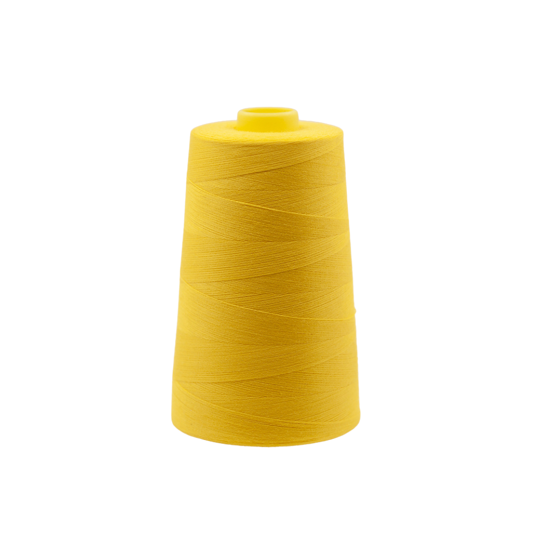 Overlocker Threads Polyester Hand /  Overlocker- 5000 Yards (Bright Yellow)