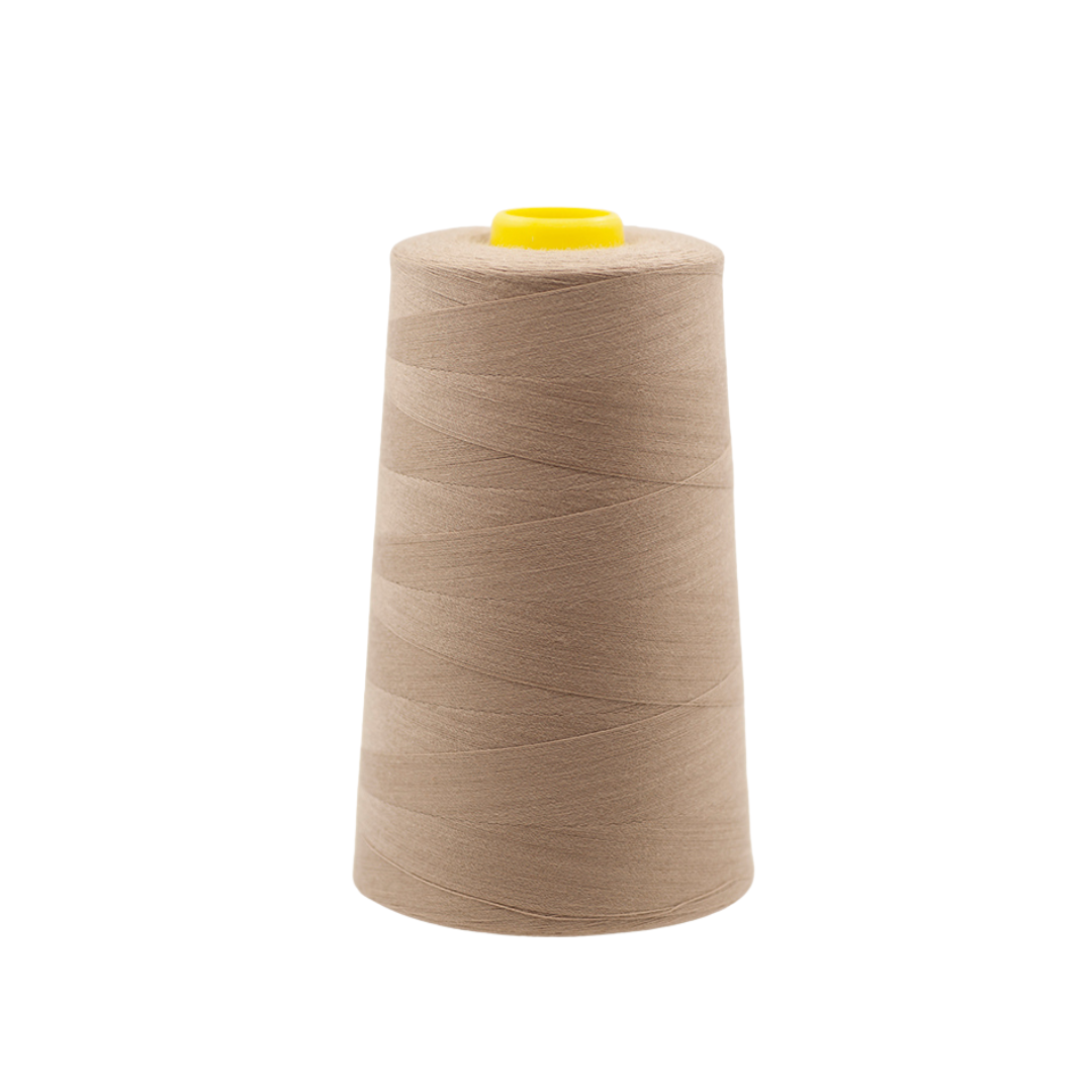 Overlocker Threads Polyester Hand /  Overlocker- 5000 Yards (Beige)