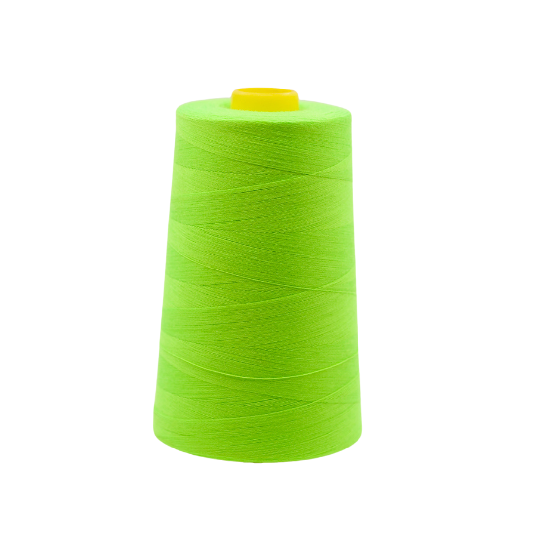 Overlocker Threads Polyester Hand /  Overlocker- 5000 Yards (Flu Lime)