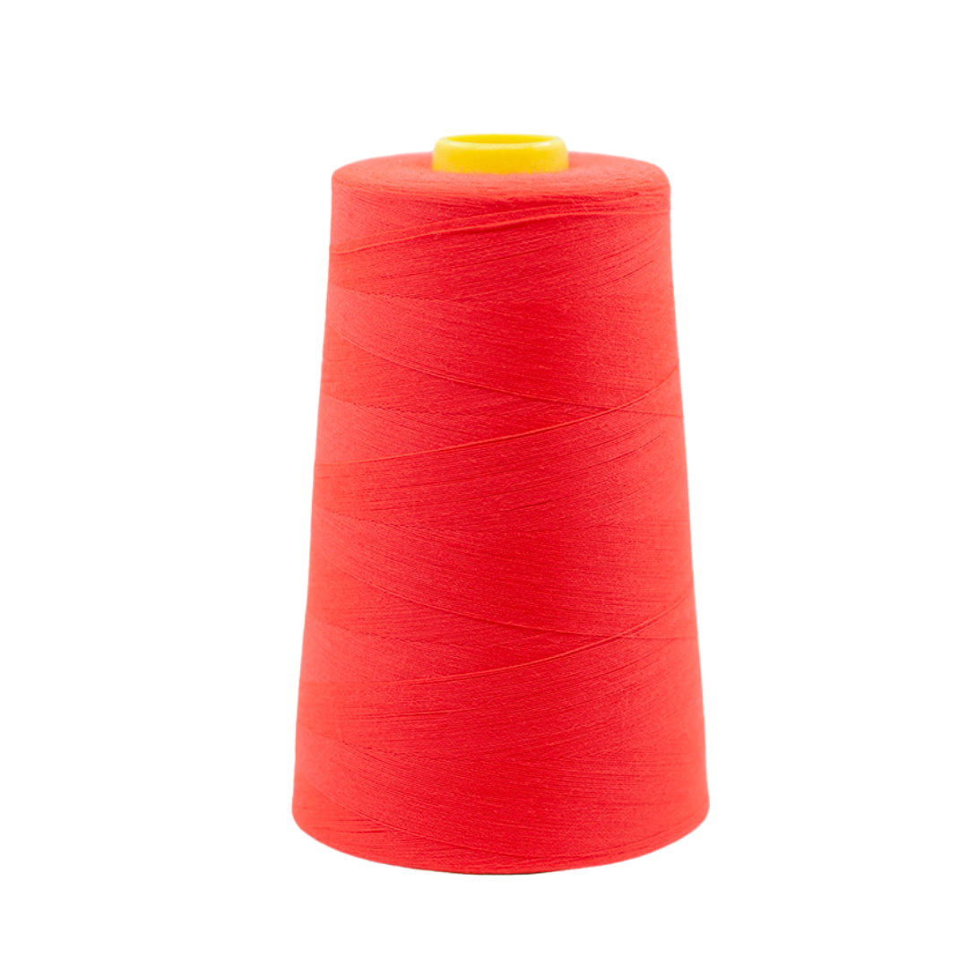 Overlocker Threads Polyester Hand /  Overlocker- 5000 Yards (Red)