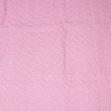 3 Metre Broderie Anglaise Floral Cotton - 45" Wide (Baby Pink) - Pound A Metre