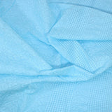 3 Metre Broderie Anglaise Floral Cotton - 45" Wide Light Blue - Pound A Metre