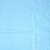 3 Metre Broderie Anglaise Floral Cotton - 45" Wide Light Blue - Pound A Metre