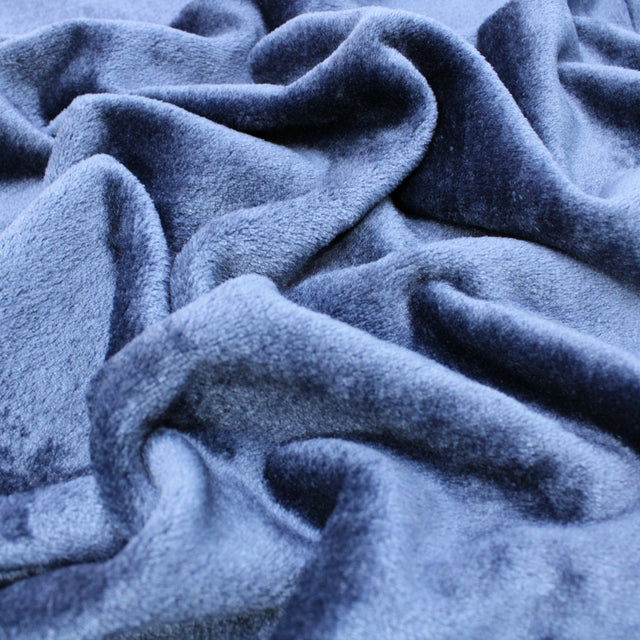 3 Metre Ultra Soft Premium Cuddle Fleece 60” Wide Navy Blue - Pound A Metre