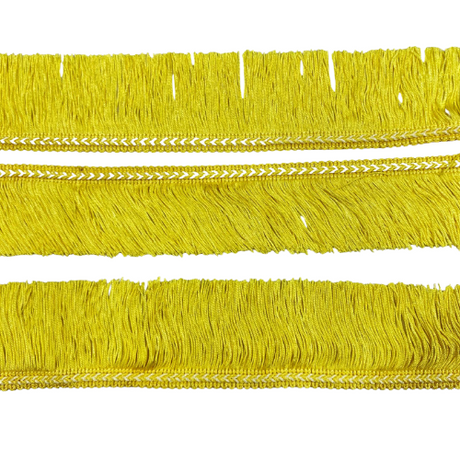 Per Metre Fringe Trimming- (Yellow) (Black Friday Sale)