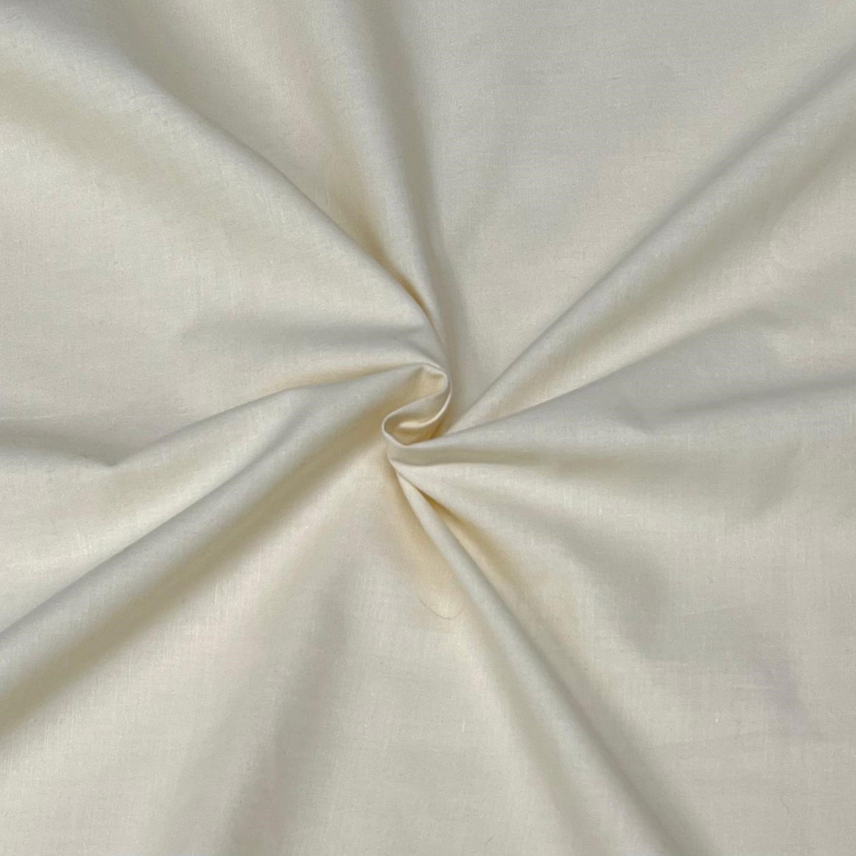 3 Metres Plain 100% Cotton Fabric- (Cream)