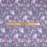 3 Metres Printed Poplin Cotton - 60" Wide (Floral)