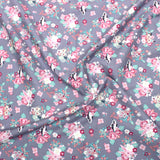 3 Metres Printed Poplin Cotton - 60" Wide (Floral)