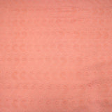 3 Metre Broderie Anglaise Floral Cotton - 45" Wide (PEACH)