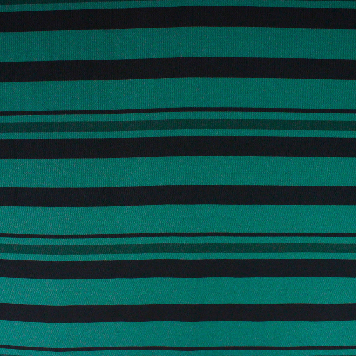 3 Metres Premium Quality Stripe Drill  55" (EMERALD & BLACK)