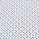 Per Metre Luxury Breathable Dressmaking Cotton Lawn - 60" (Small Flowers)