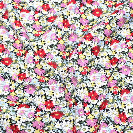 Per Metre Luxury Breathable Dressmaking Cotton Lawn - 60" (Colourful)