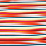 3 Metres Premium Stripped Soft Linen Effect 55" Wide - (Bright)