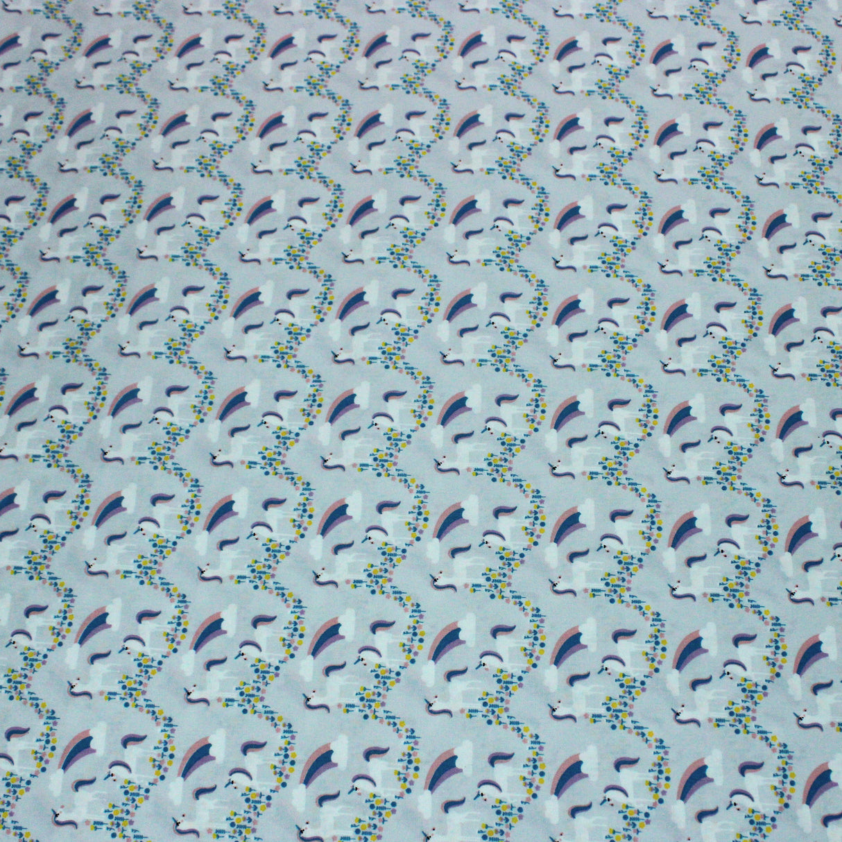 3 Metres Printed Poplin Cotton- 55" Wide (Unicorn)