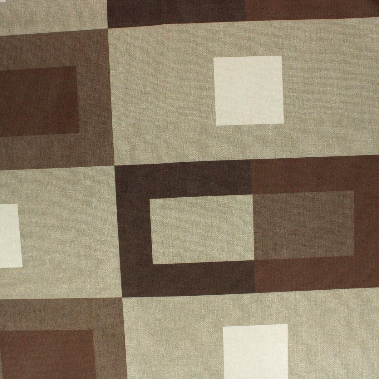 3 Metres Premium Print Squared Suiting 55" wide (Brown Squared)