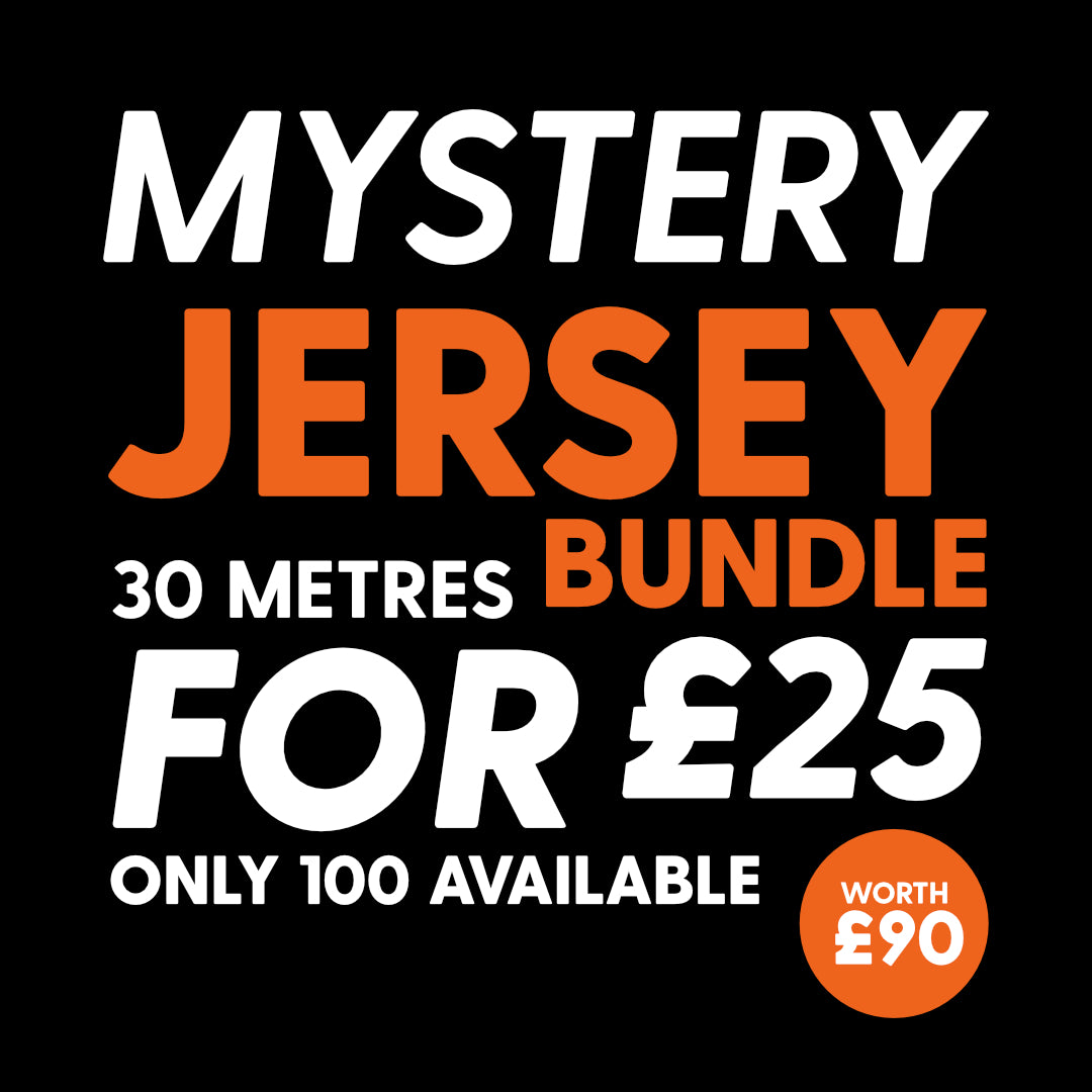 Mystery Jersey Fabric Bundle (30 Metres For £25)