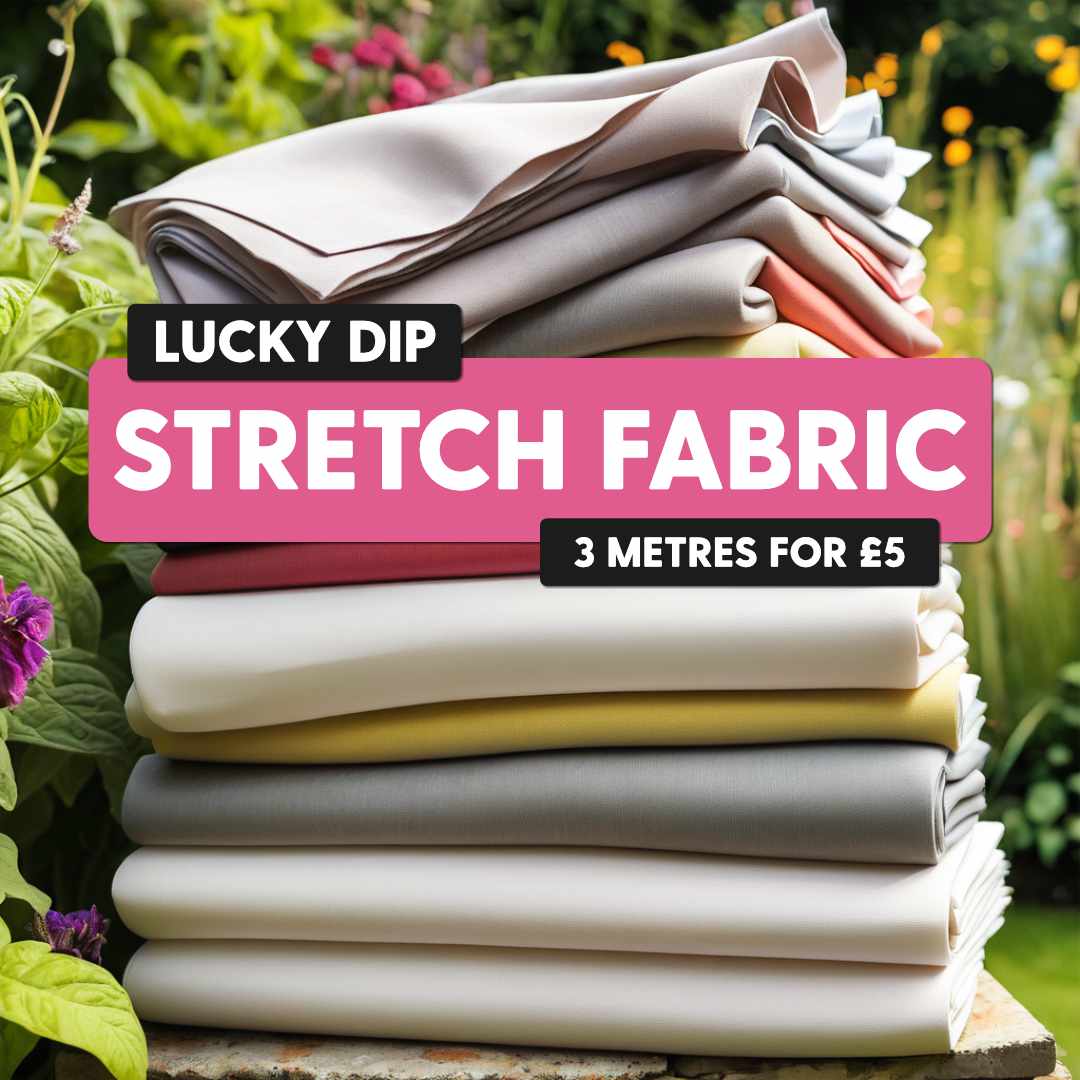 Lucky Dip Deal- Plain Stretch Fabric (Stock Limited)