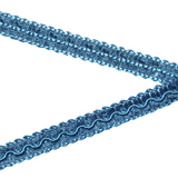 Per Metre Lace Trimming- (Holographic Blue)