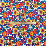 Per Metre Luxury Dressmaking 100% Cotton Lawn- 60" (Different Flowers)