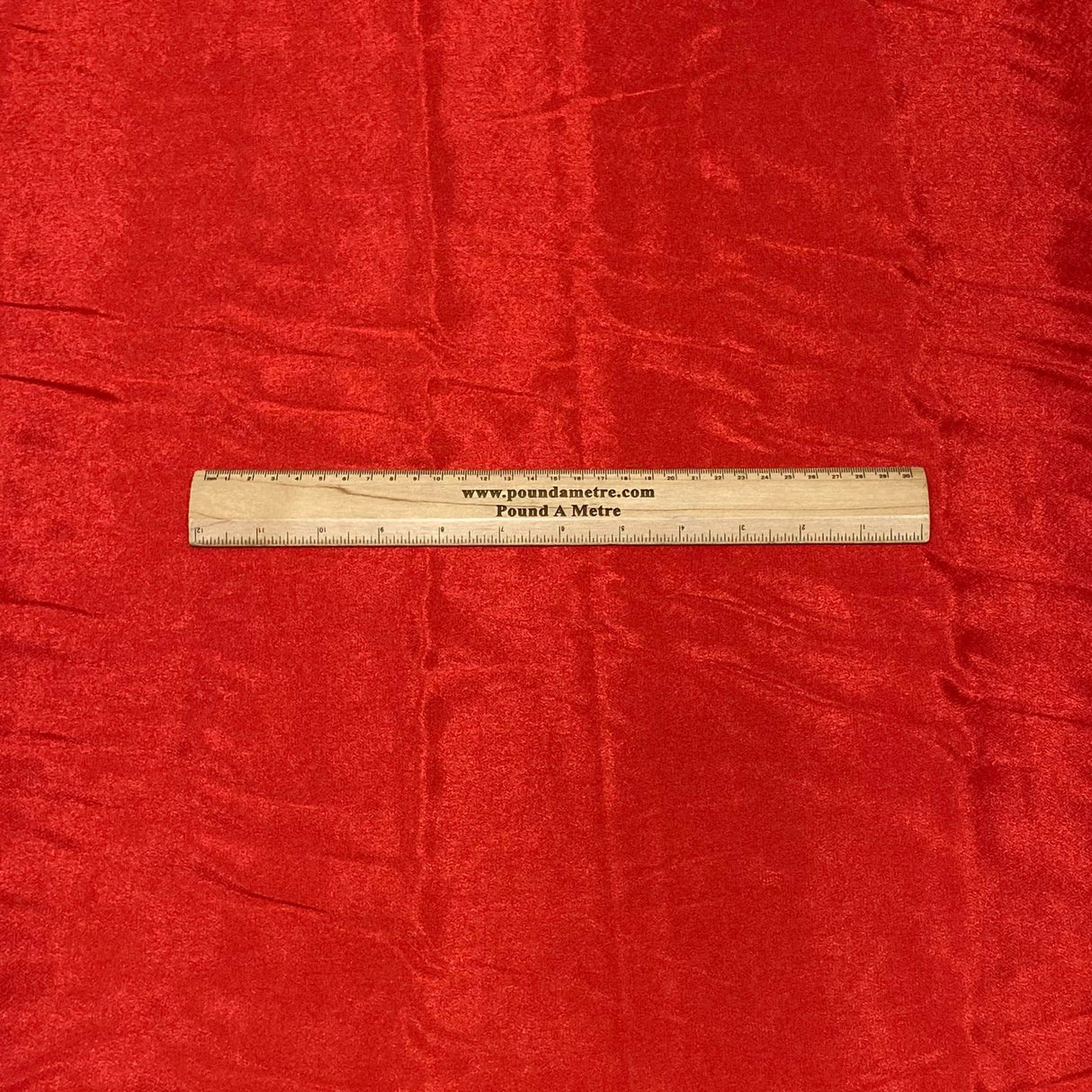 Per Metre Crepe Backed Satin - 55" Wide (Red)