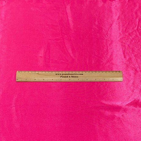 Per Metre Crepe Backed Satin - 55" Wide (Cerise)