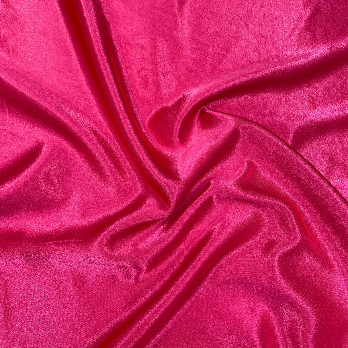 Per Metre Crepe Backed Satin - 55" Wide (Cerise)