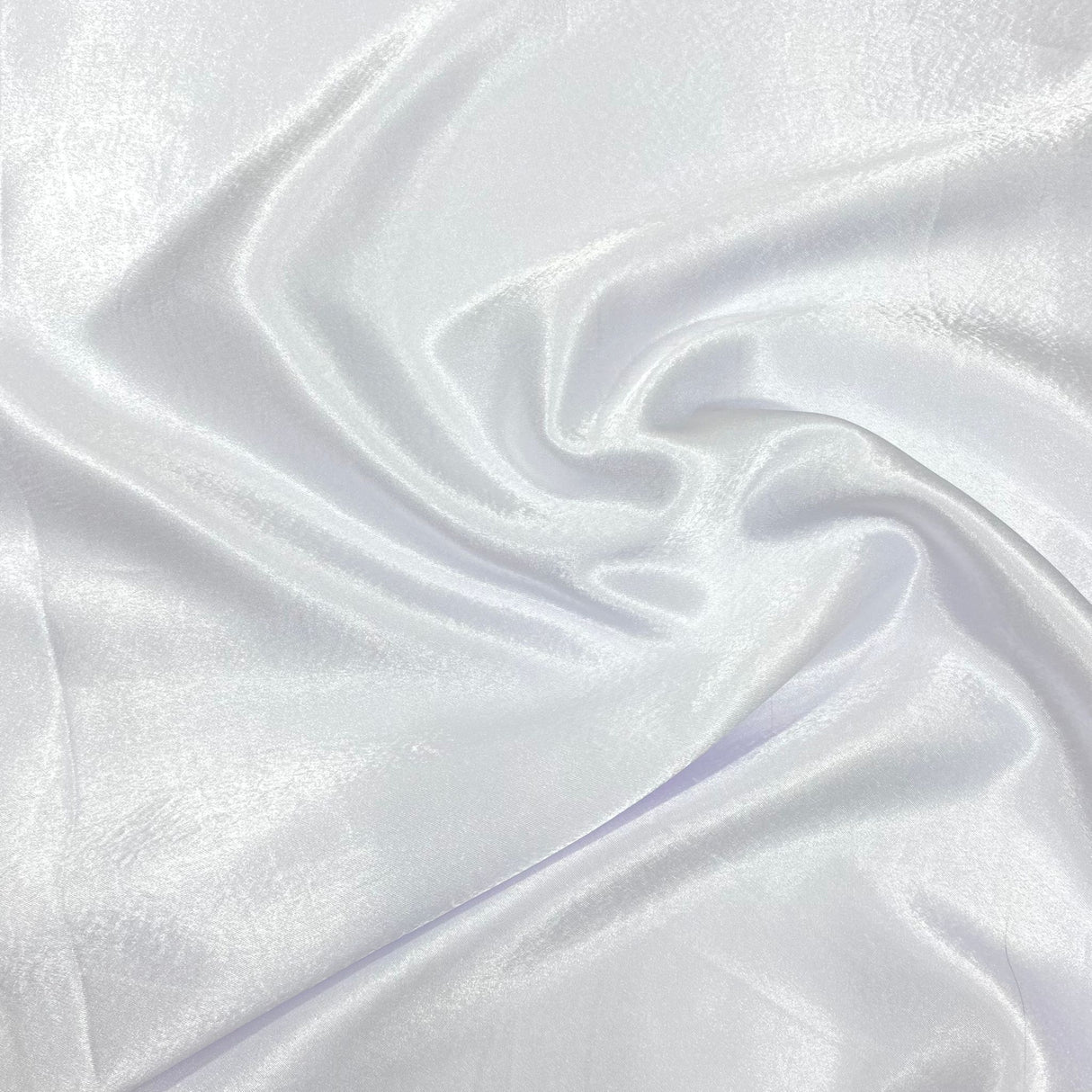 Per Metre Crepe Backed Satin - 55" Wide (White)