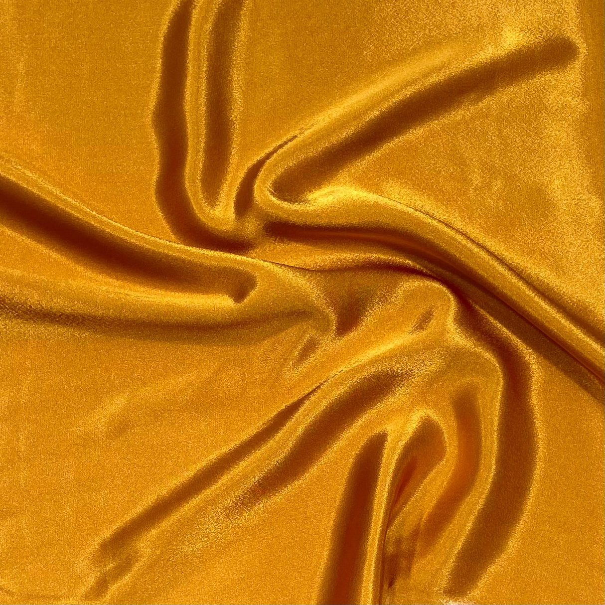 Per Metre Crepe Backed Satin - 55" Wide (Mustard)