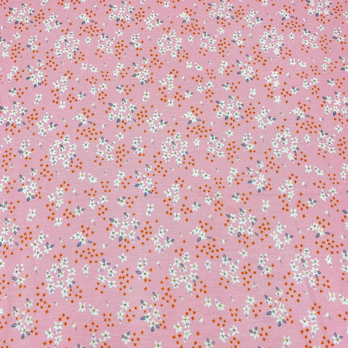 Per Metre Luxury Dressmaking 100% Cotton Lawn- 60" (Pink)