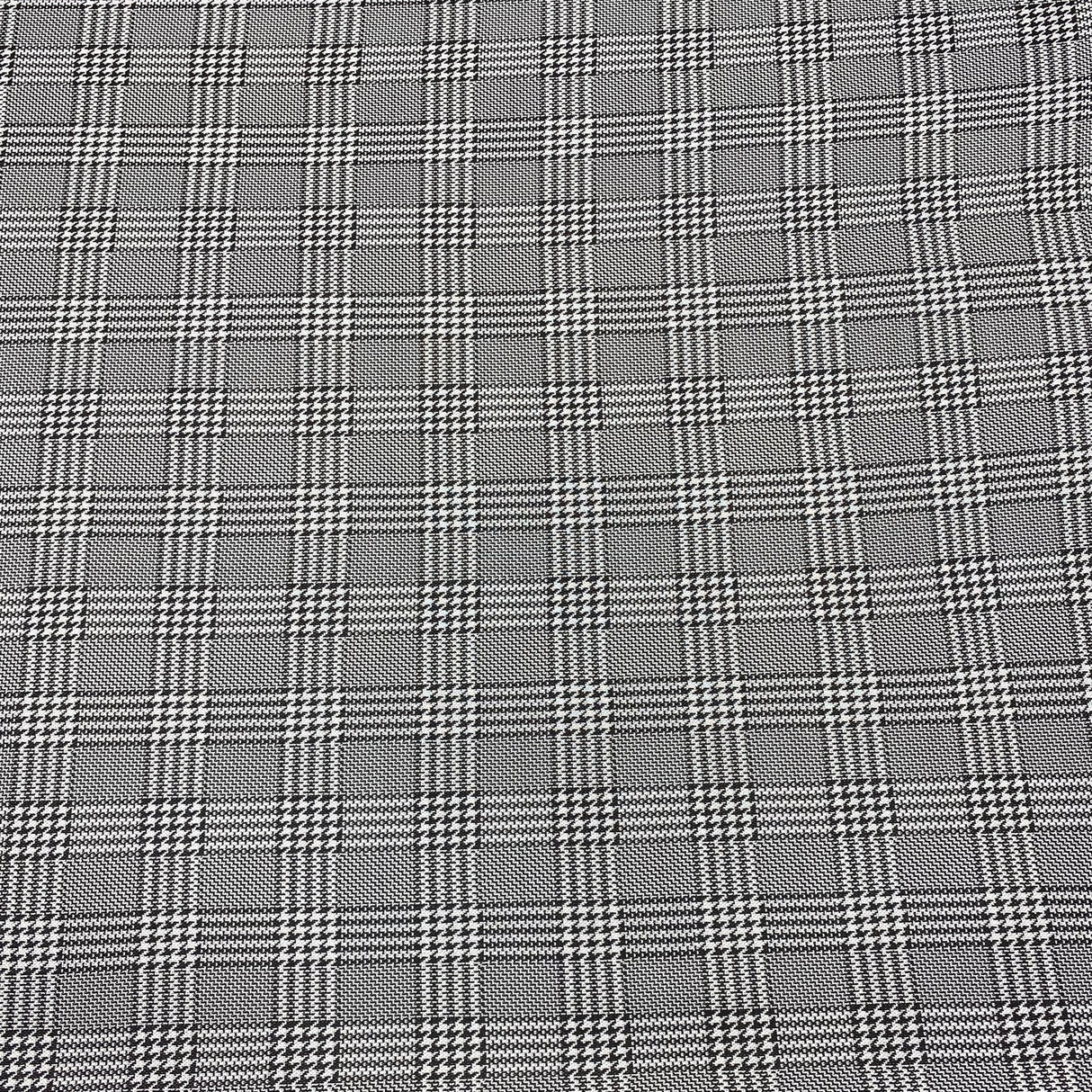 3 Metres Luxury Soft Printed Ponte Scuba - 55" Wide (Small Checks)