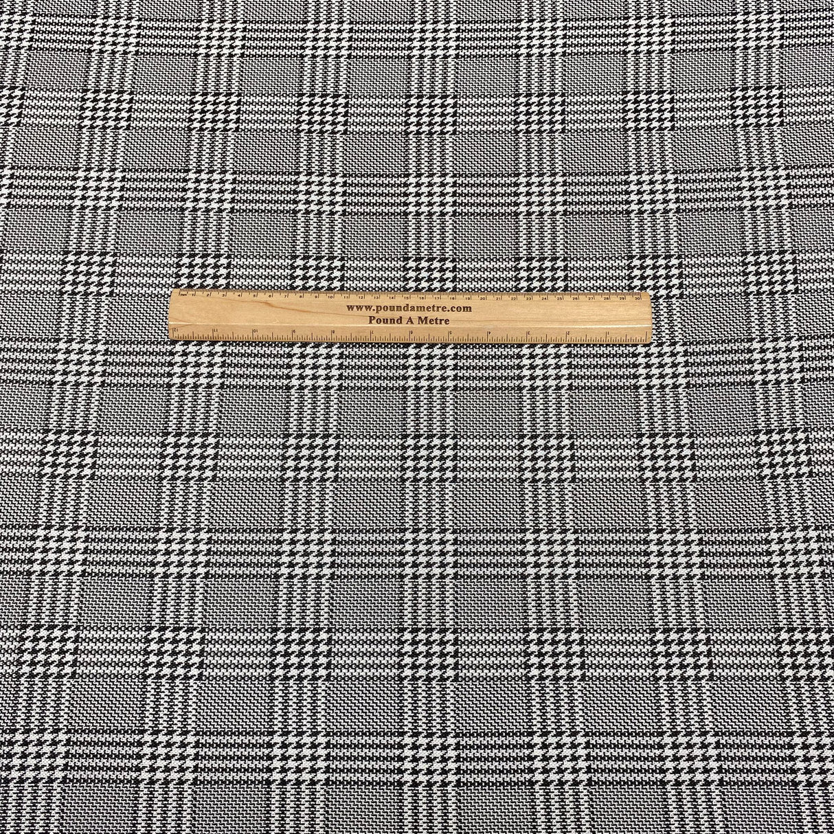 3 Metres Luxury Soft Printed Ponte Scuba - 55" Wide (Small Checks)