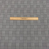 3 Metres Luxury Soft Printed Ponte Scuba - 55" Wide (Small Checks)