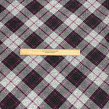 3 Metres Luxury Soft Brush Ponte Scuba - 55" Wide (Checks)