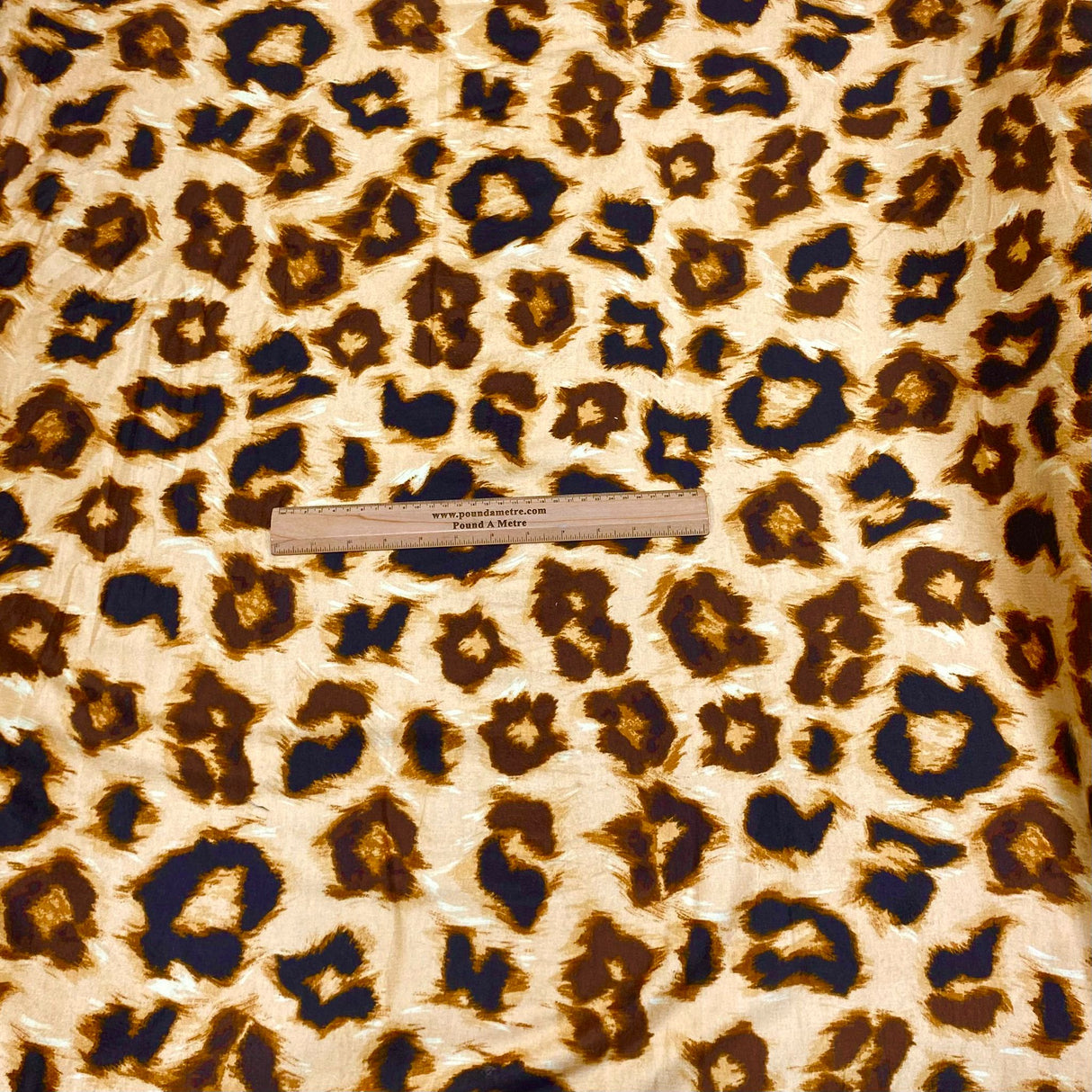 High Quality Brushed Cotton - 45" Wide (Cheetah)