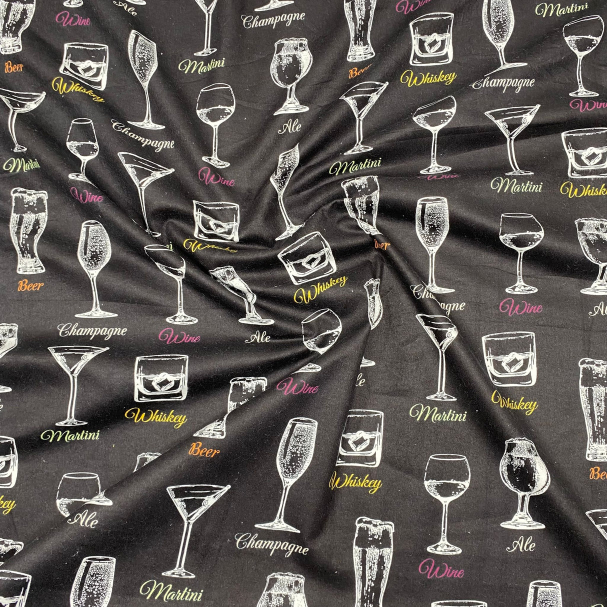 High Quality Brushed Cotton - 45" Wide (Beverage)