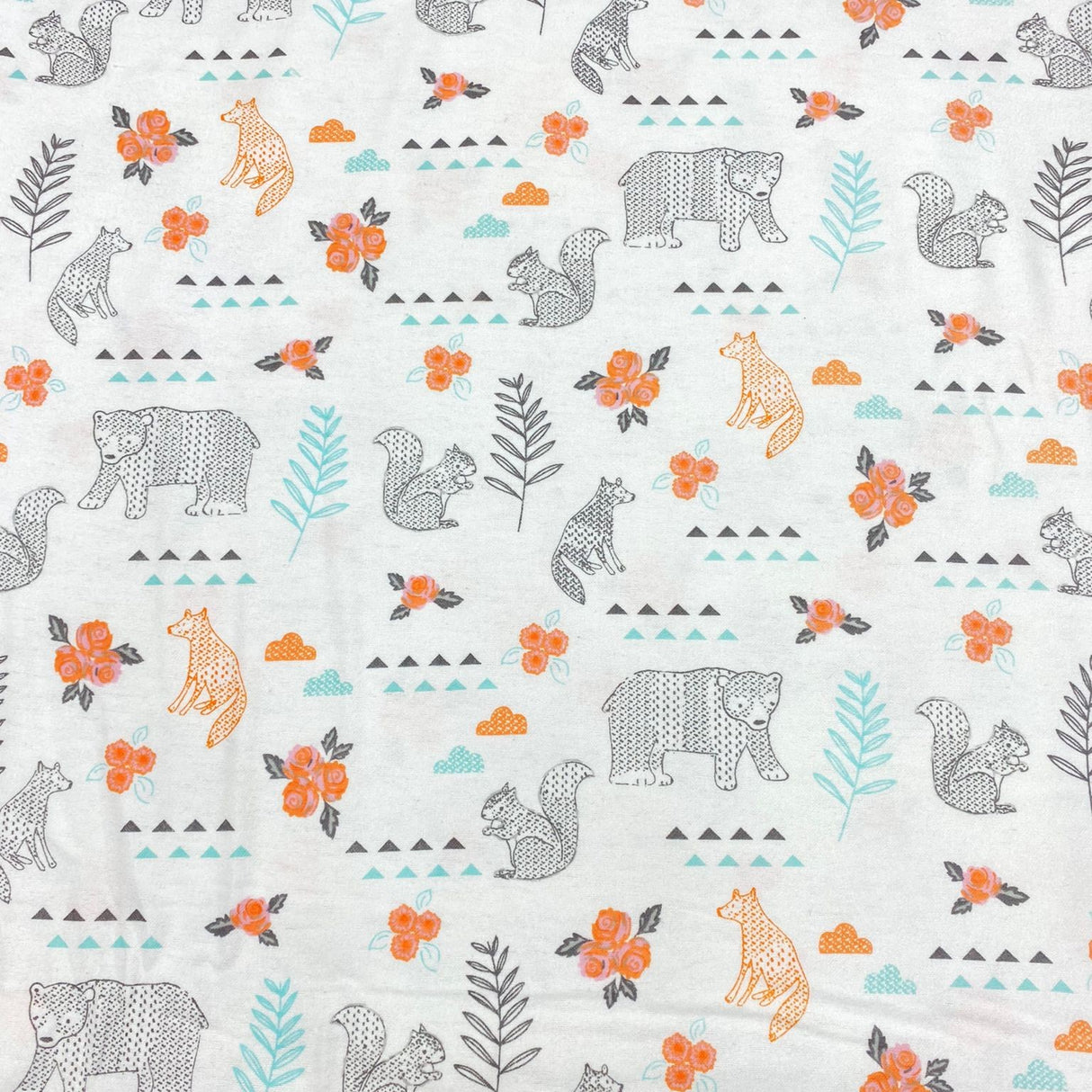 Per Metre High Quality Joann Brushed Cotton - 45" Wide (Animals)