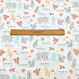 Per Metre High Quality Joann Brushed Cotton - 45" Wide (Animals)