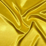 Per Metre Crepe Backed Satin - 55" Wide (Yellow)