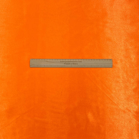 Per Metre Crepe Backed Satin - 55" Wide (Orange)