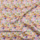 Per Metre Digitally Printed 100% Cotton- 45" Wide (Bright Flowers)