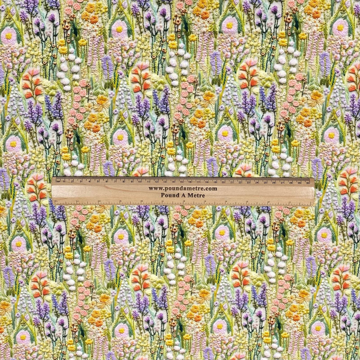 Per Metre Digitally Printed 100% Cotton- 45" Wide (Garden)