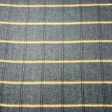 Premium Wool Rich Fabric 55" Wide  (Navy & Brown)