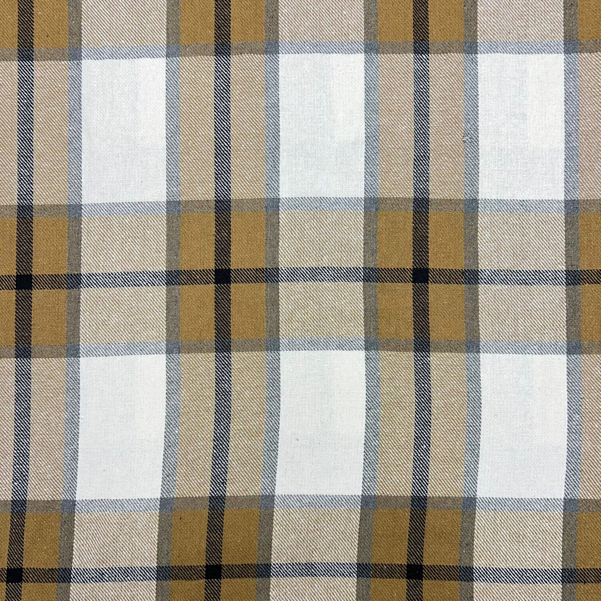 Premium Wool Rich Fabric 55" Wide  (Big Checks)