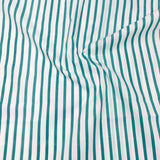 3 Metres Soft Micro-Fibre Fabric- 55" Wide (Green Stripes)