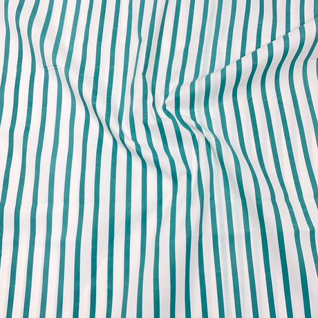 3 Metres Soft Micro-Fibre Fabric- 55" Wide (Green Stripes)