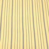 3 Metres Soft Micro-Fibre Fabric- 55" Wide (Yellow Stripes)