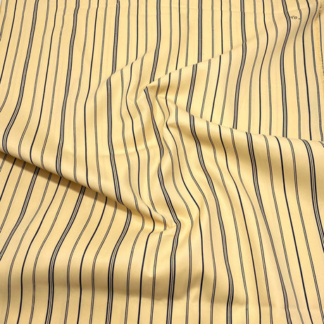 3 Metres Soft Micro-Fibre Fabric- 55" Wide (Yellow Stripes)