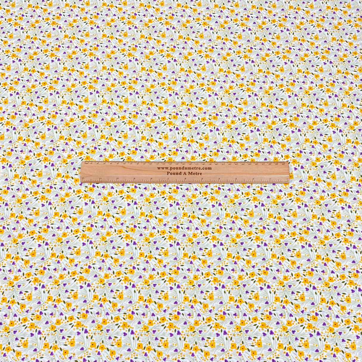 3 Metres Luxurious Solara Crepe 55" Wide (Black-Eyed Susan)