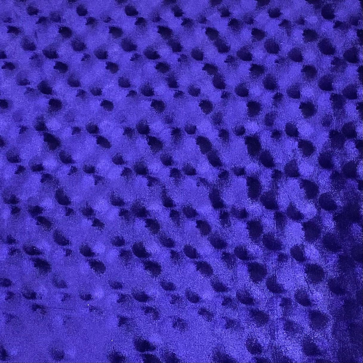 3 Metres Luxury Spandex Velvet 55" Wide (Royal)